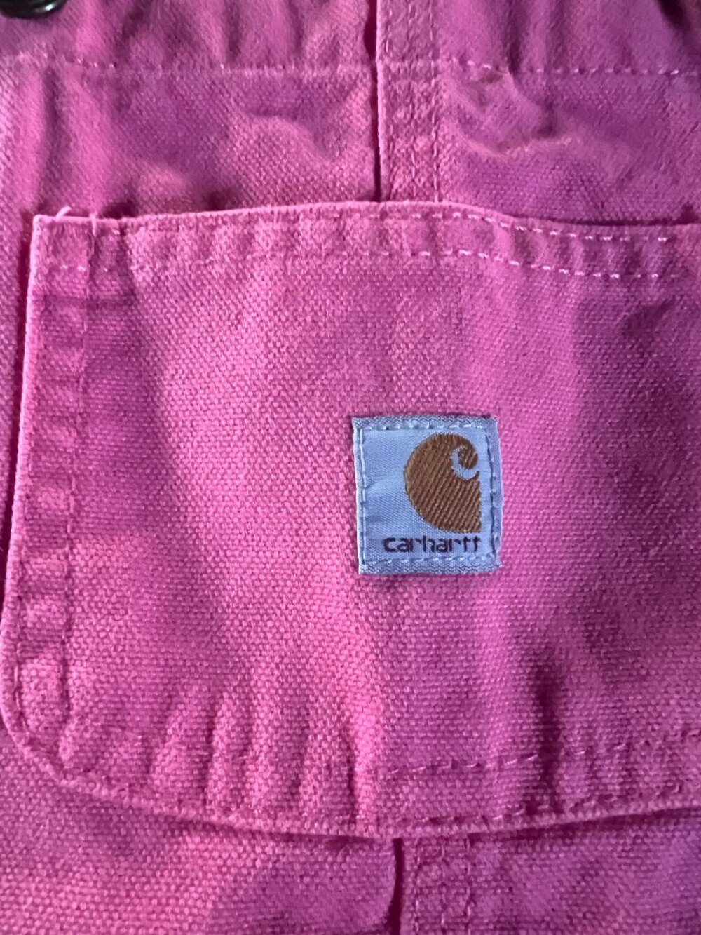 Girls Carhartt Pink Overalls Size 4T